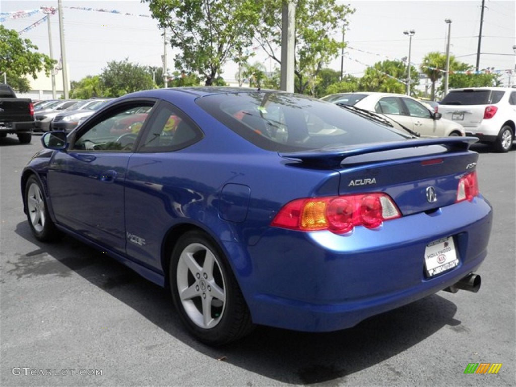 2002 RSX Type S Sports Coupe - Arctic Blue Pearl / Ebony Black photo #9