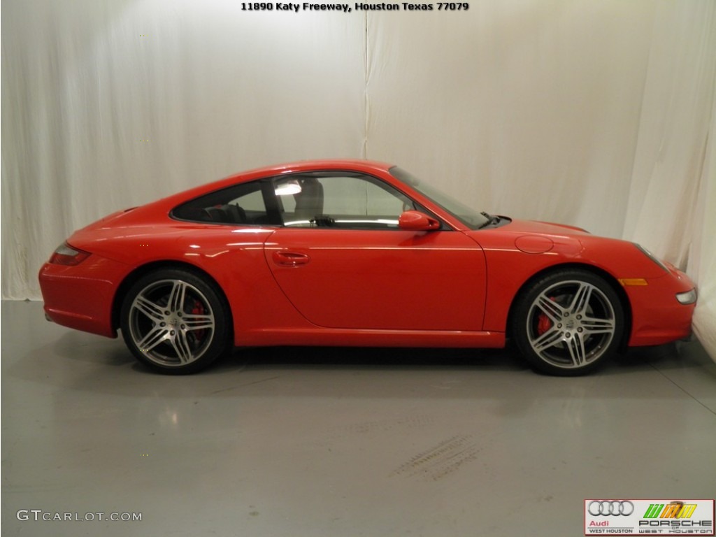 2008 911 Carrera S Coupe - Guards Red / Black photo #6