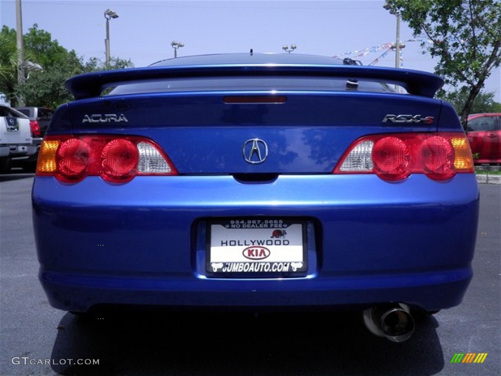 2002 RSX Type S Sports Coupe - Arctic Blue Pearl / Ebony Black photo #12