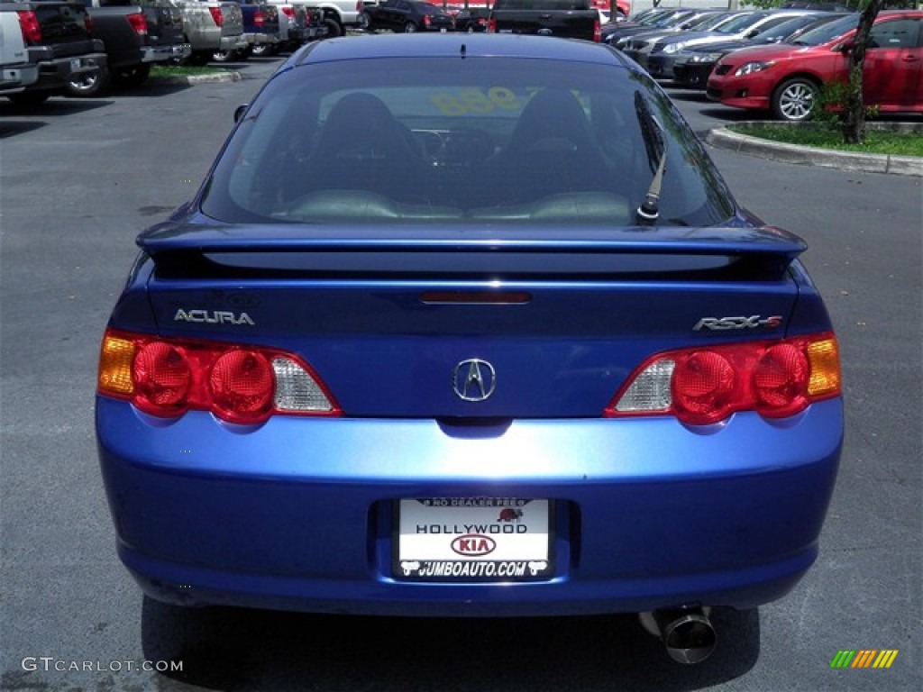 2002 RSX Type S Sports Coupe - Arctic Blue Pearl / Ebony Black photo #14
