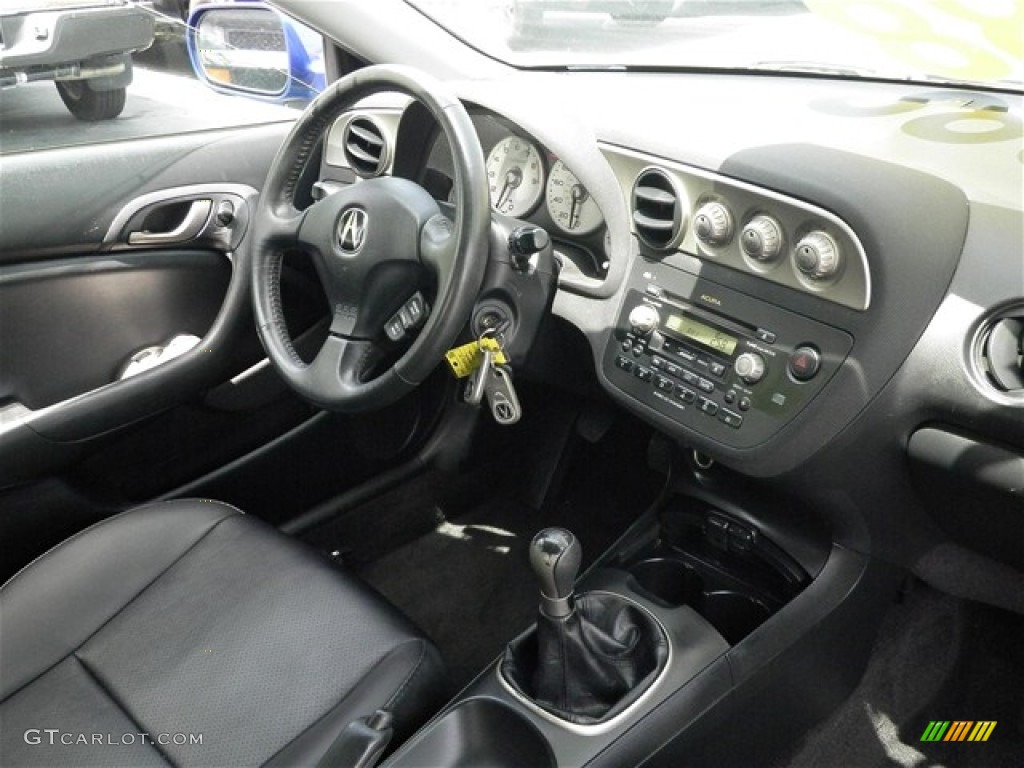 2002 Acura RSX Type S Sports Coupe Ebony Black Dashboard Photo #68610410