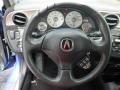 2002 Acura RSX Ebony Black Interior Steering Wheel Photo