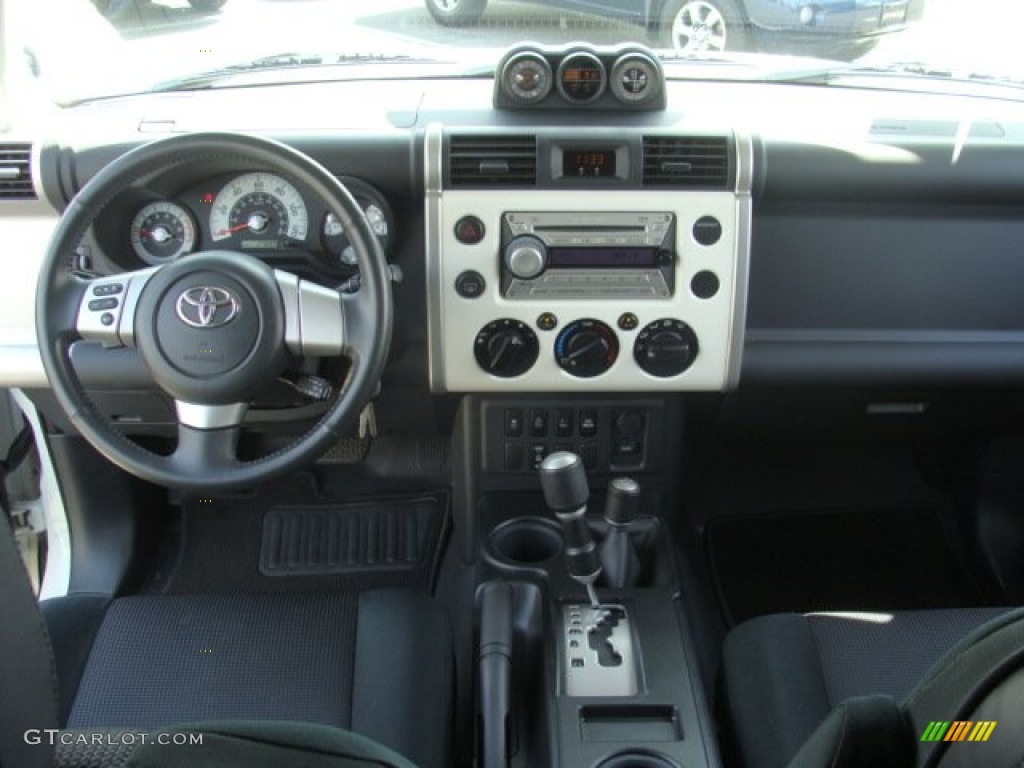 2010 Toyota FJ Cruiser 4WD Dark Charcoal Dashboard Photo #68611175