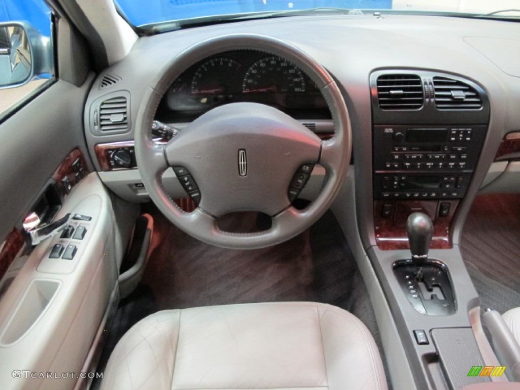 2000 Lincoln LS V6 Light Graphite Dashboard Photo #68611874