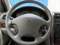 2000 Lincoln LS Light Graphite Interior Steering Wheel Photo