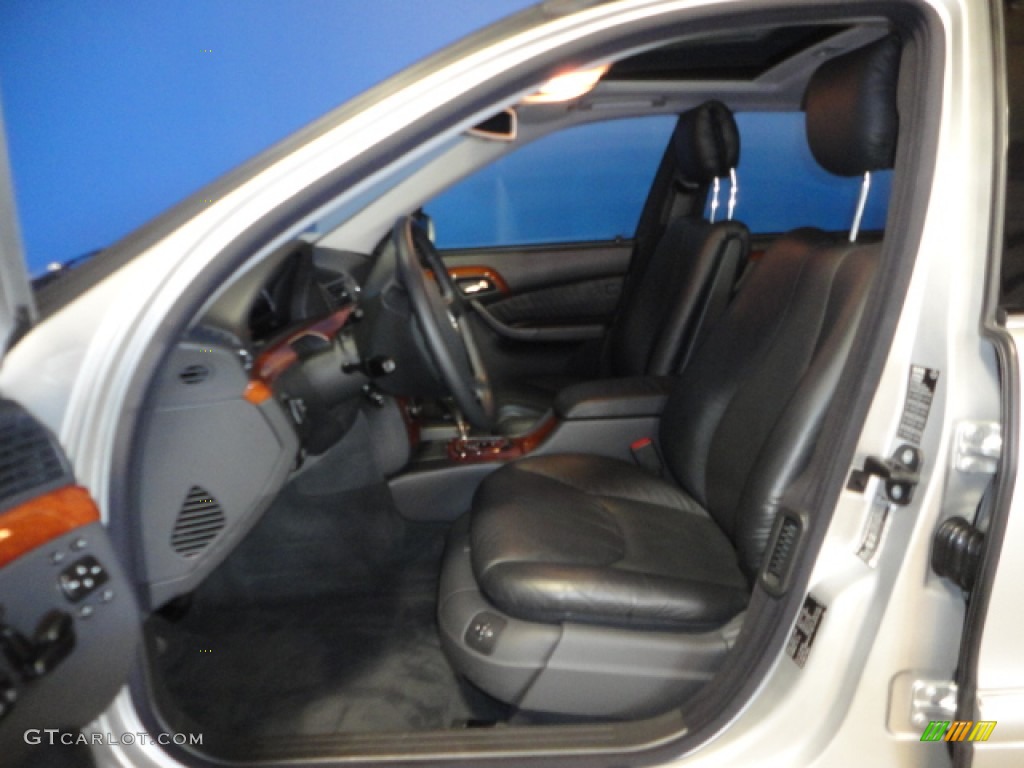 Charcoal Interior 2000 Mercedes-Benz S 430 Sedan Photo #68612135