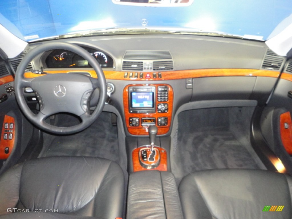 2000 Mercedes-Benz S 430 Sedan Charcoal Dashboard Photo #68612144