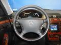 2000 Mercedes-Benz S Charcoal Interior Steering Wheel Photo