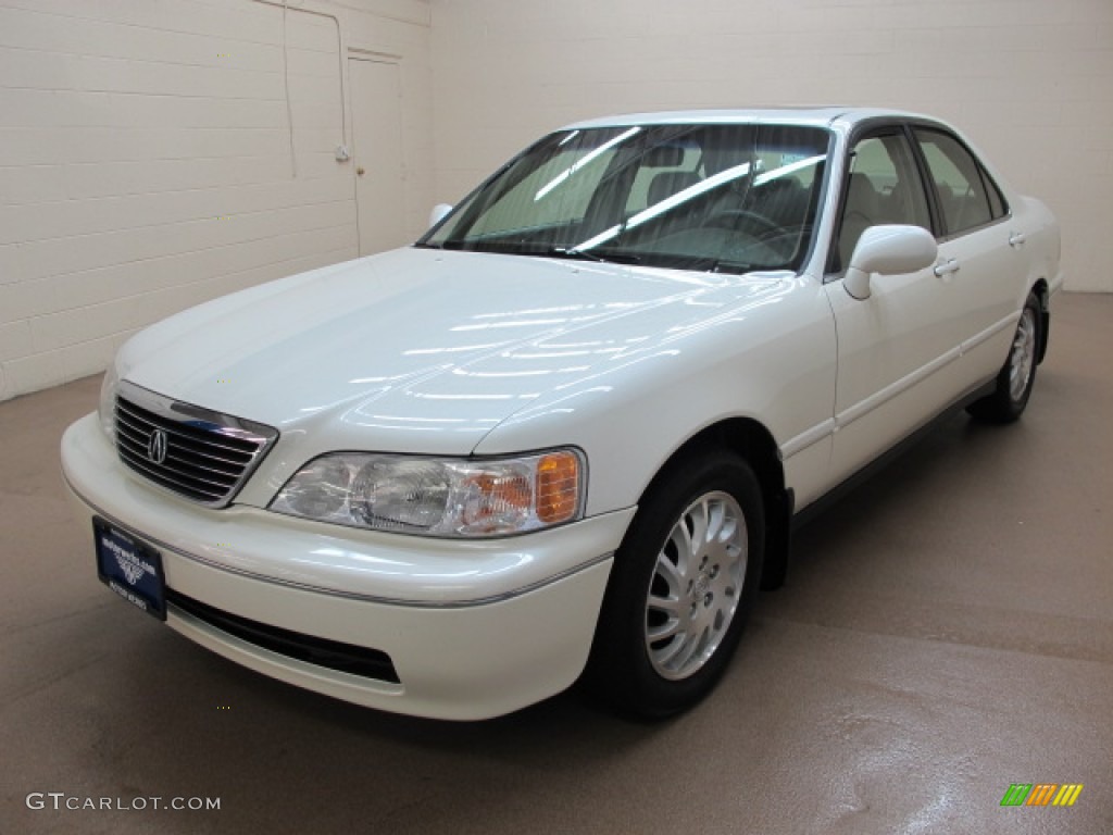 1998 RL 3.5 Sedan - Cayman White Pearl Metallic / Parchment photo #4