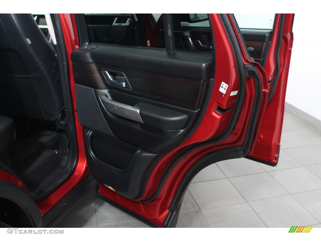 2009 Land Rover Range Rover Sport HSE Ebony/Ebony Door Panel Photo #68612876