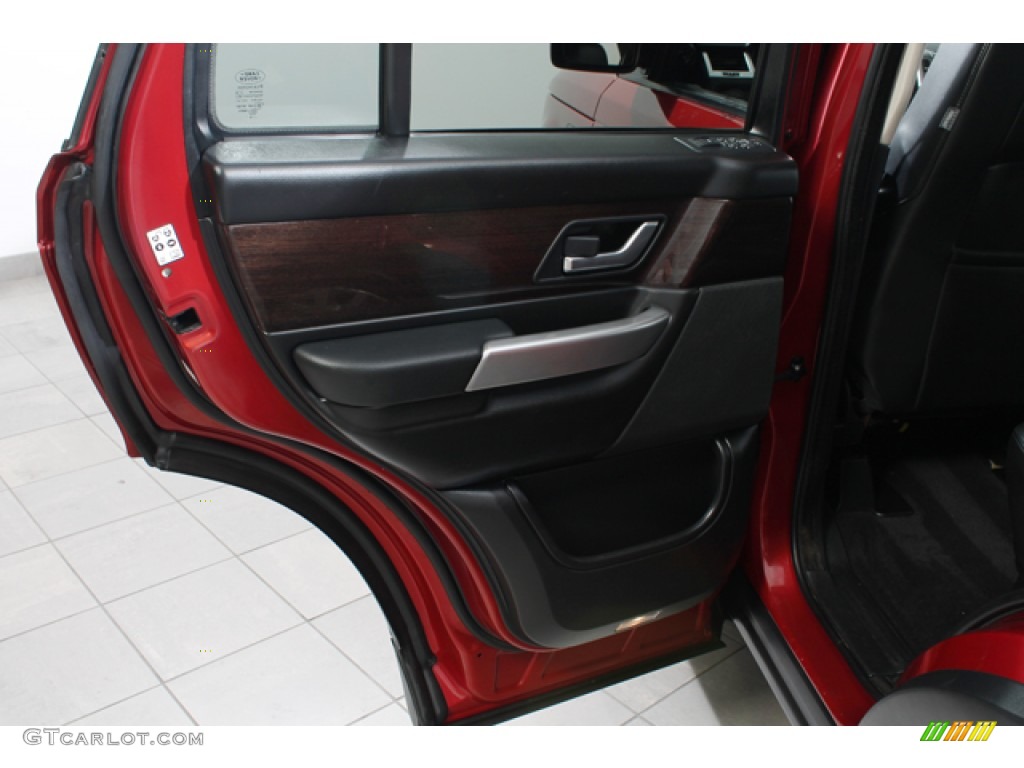 2009 Land Rover Range Rover Sport HSE Ebony/Ebony Door Panel Photo #68612886