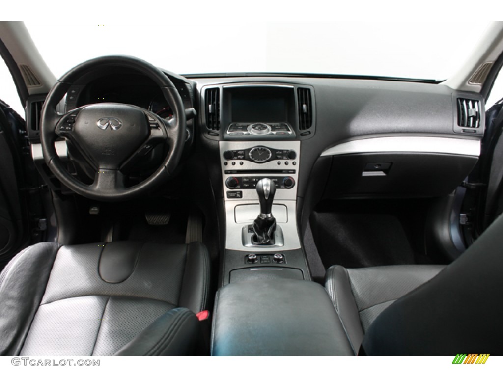 2009 Infiniti G 37 x Sedan Graphite Dashboard Photo #68613104