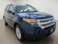 2012 Dark Pearl Blue Metallic Ford Explorer XLT  photo #1