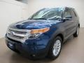 2012 Dark Pearl Blue Metallic Ford Explorer XLT  photo #4