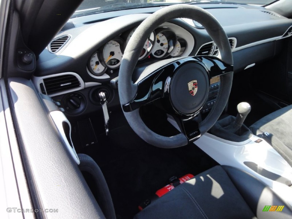 2010 Porsche 911 GT3 Black w/Alcantara Steering Wheel Photo #68613575