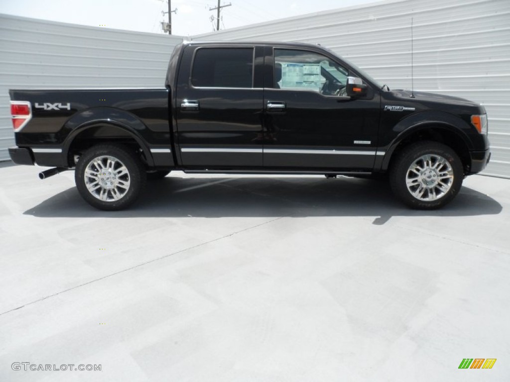 Tuxedo Black Metallic 2012 Ford F150 Platinum SuperCrew 4x4 Exterior Photo #68613922
