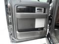 2012 Ford F150 Platinum Sienna Brown/Black Leather Interior Door Panel Photo