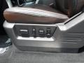 Platinum Sienna Brown/Black Leather Controls Photo for 2012 Ford F150 #68614130