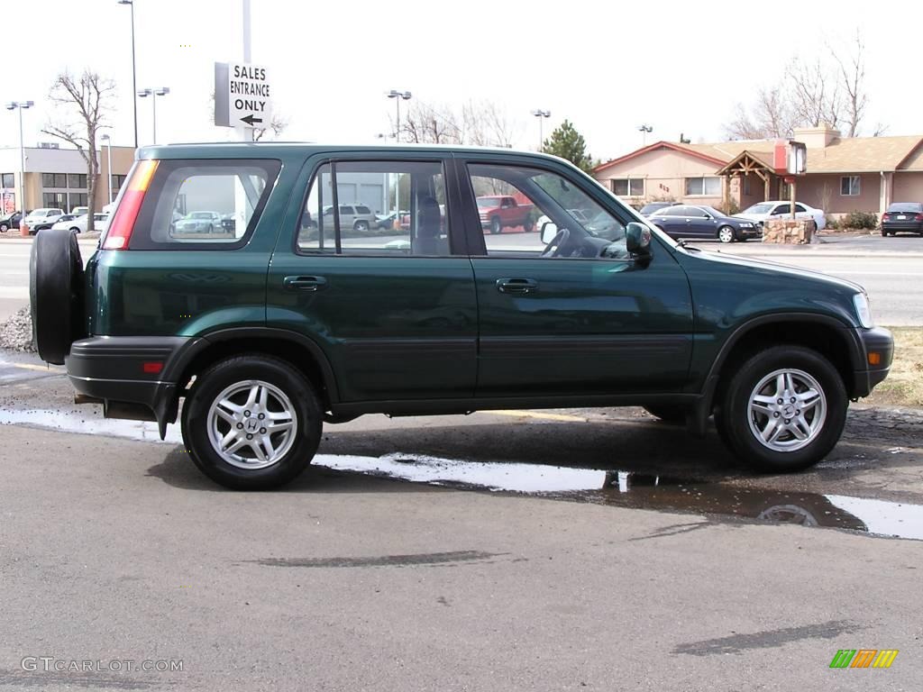 2001 CR-V EX 4WD - Clover Green Pearl / Dark Gray photo #5