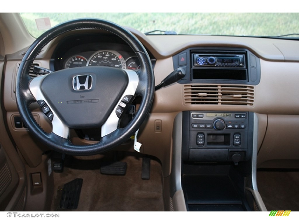 2004 Honda Pilot EX-L 4WD Saddle Dashboard Photo #68614541