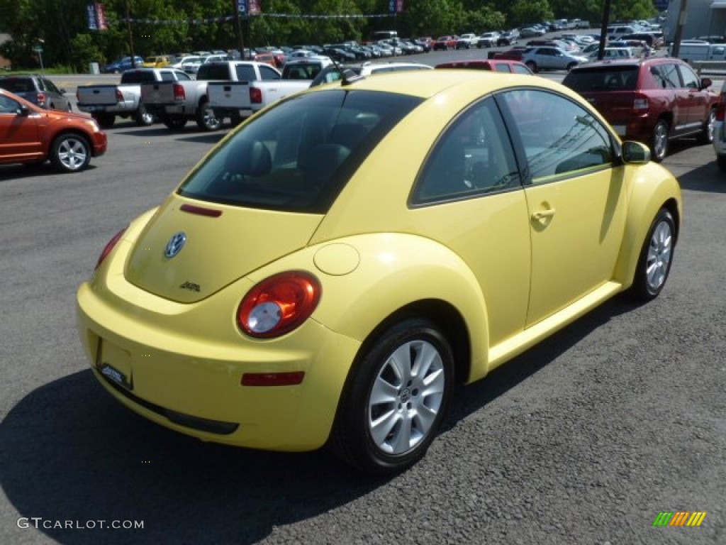 2010 New Beetle 2.5 Coupe - Sunflower Yellow / Black photo #7