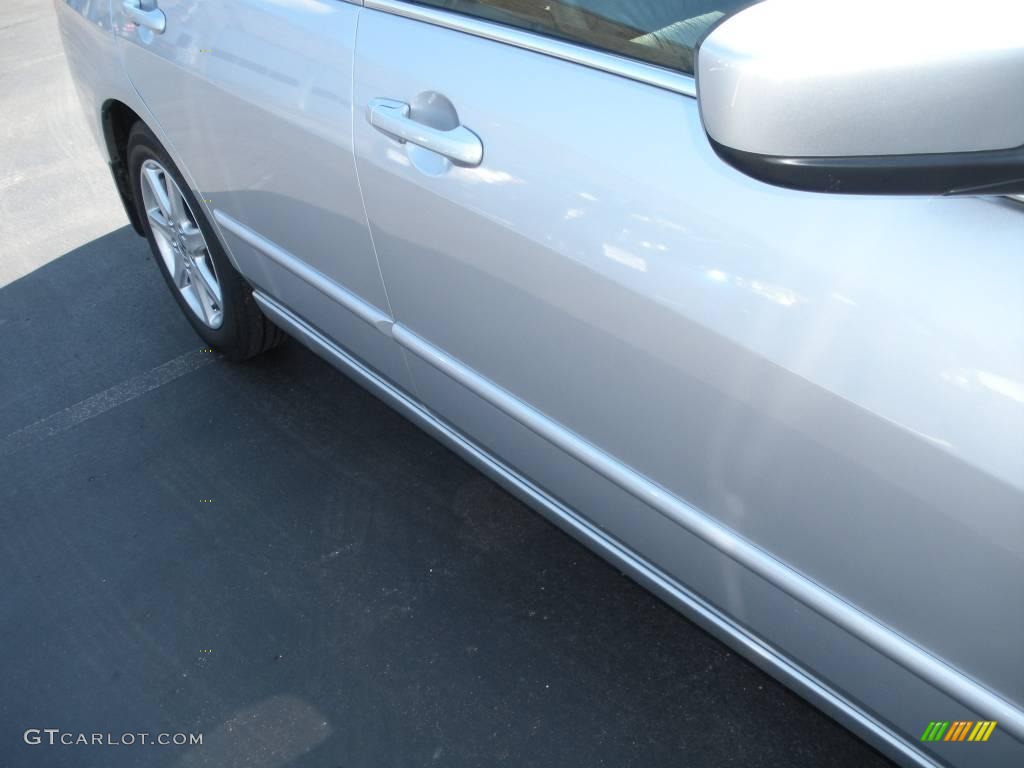 2003 Accord EX V6 Sedan - Satin Silver Metallic / Black photo #5