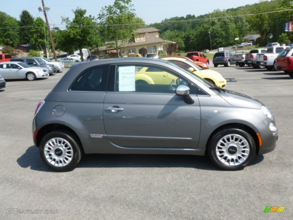 Grigio (Grey) 2012 Fiat 500 Lounge Exterior Photo #68616266