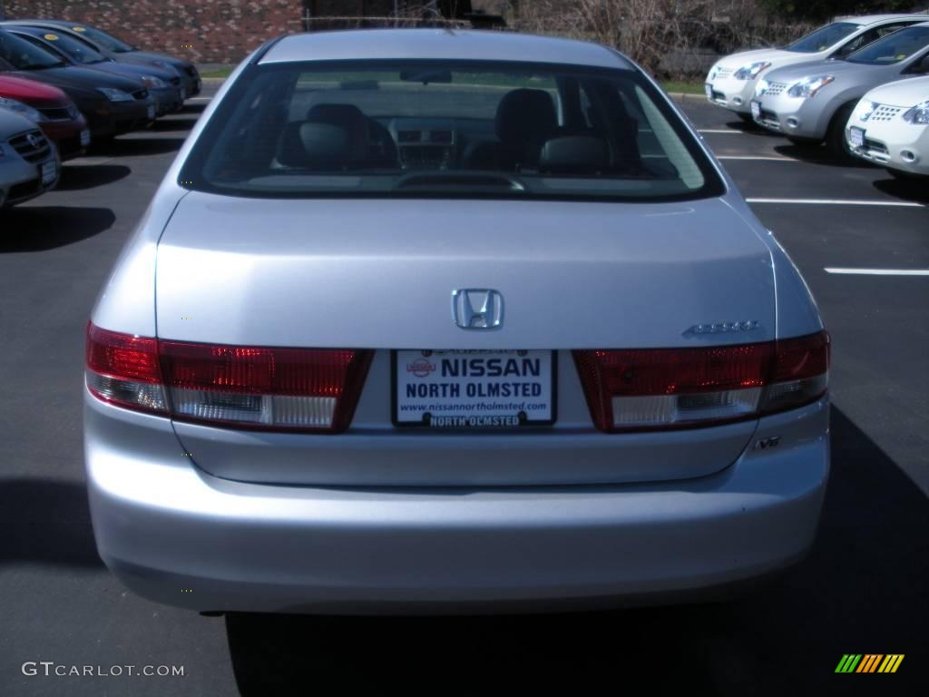 2003 Accord EX V6 Sedan - Satin Silver Metallic / Black photo #7