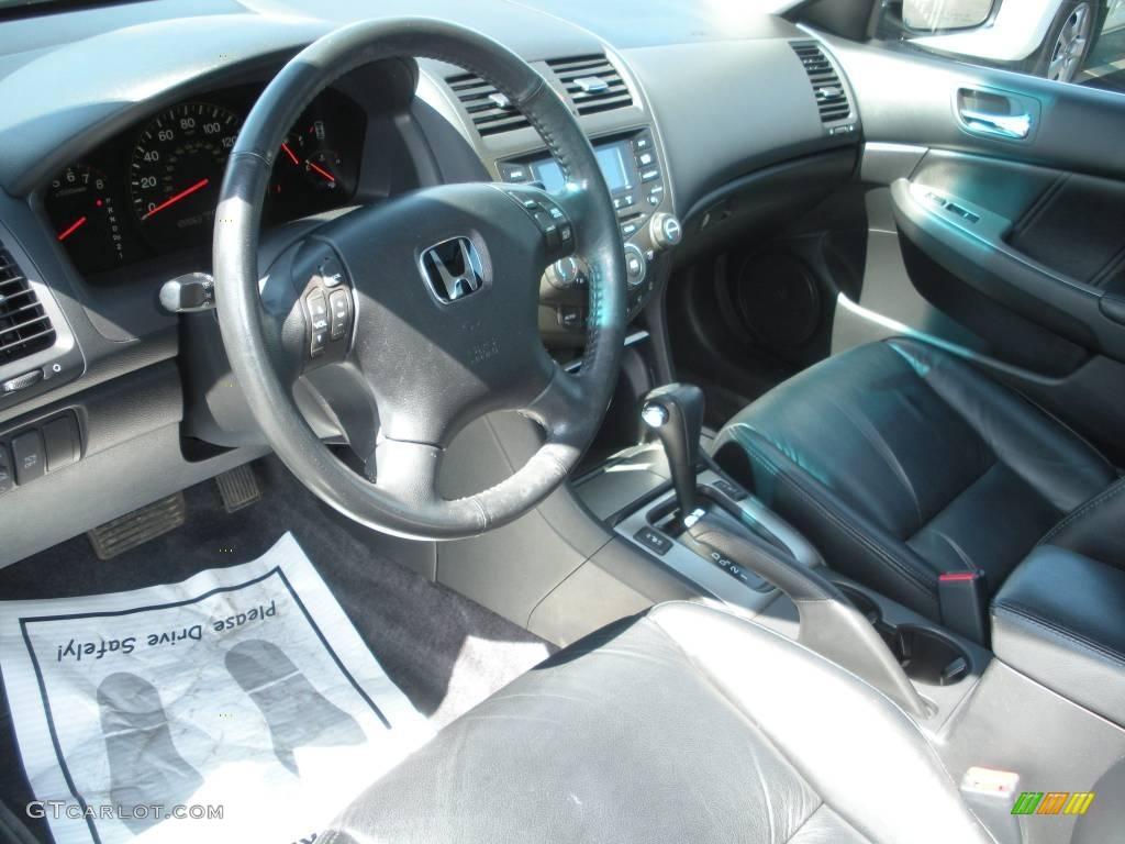 2003 Accord EX V6 Sedan - Satin Silver Metallic / Black photo #13