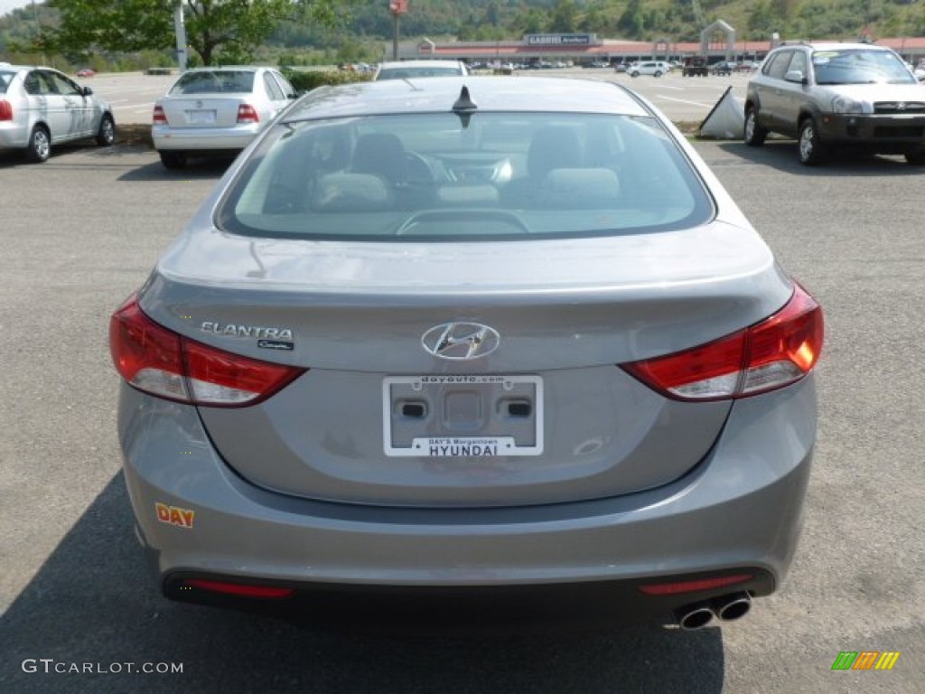 2013 Elantra Coupe GS - Titanium Gray Metallic / Gray photo #6