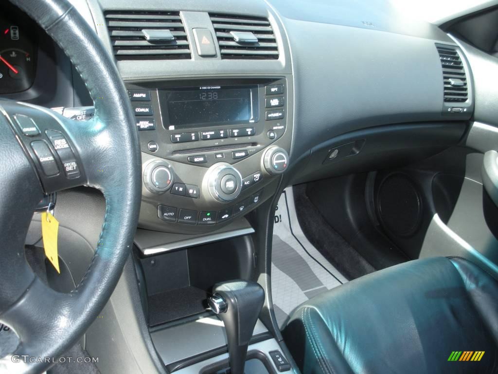 2003 Accord EX V6 Sedan - Satin Silver Metallic / Black photo #16