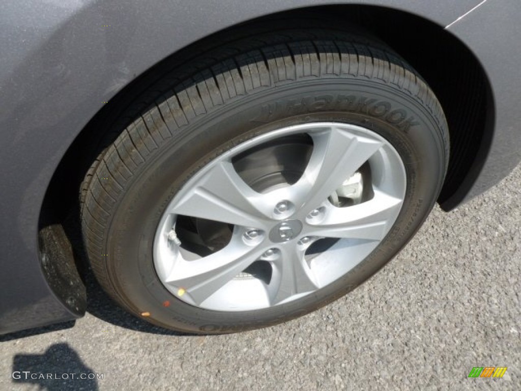 2013 Elantra Coupe GS - Titanium Gray Metallic / Gray photo #9
