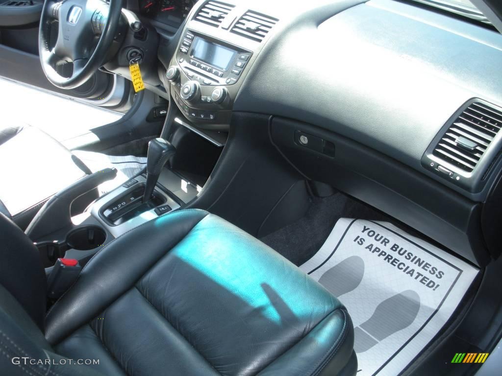 2003 Accord EX V6 Sedan - Satin Silver Metallic / Black photo #17