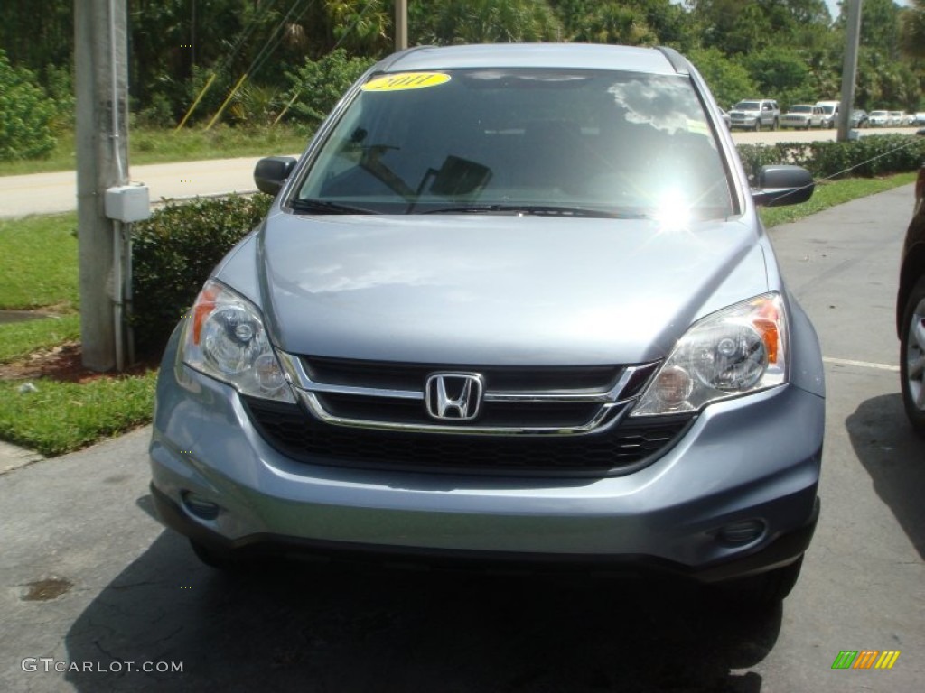 2011 CR-V SE - Glacier Blue Metallic / Black photo #2