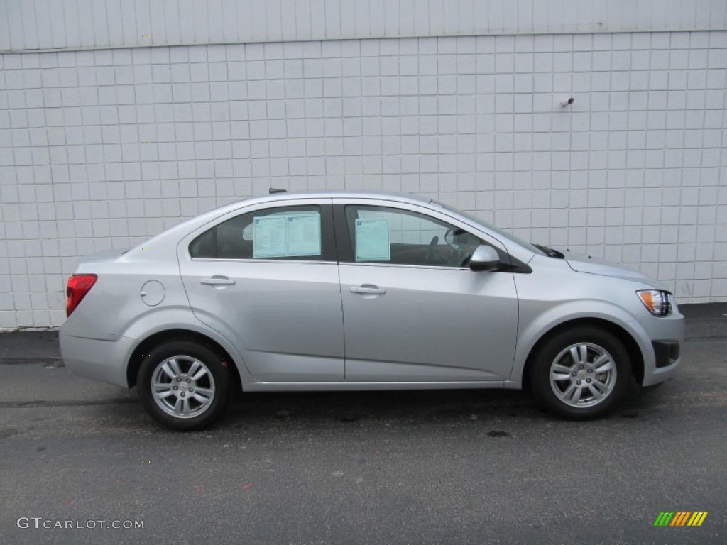 Silver Ice Metallic 2012 Chevrolet Sonic LT Sedan Exterior Photo #68617112
