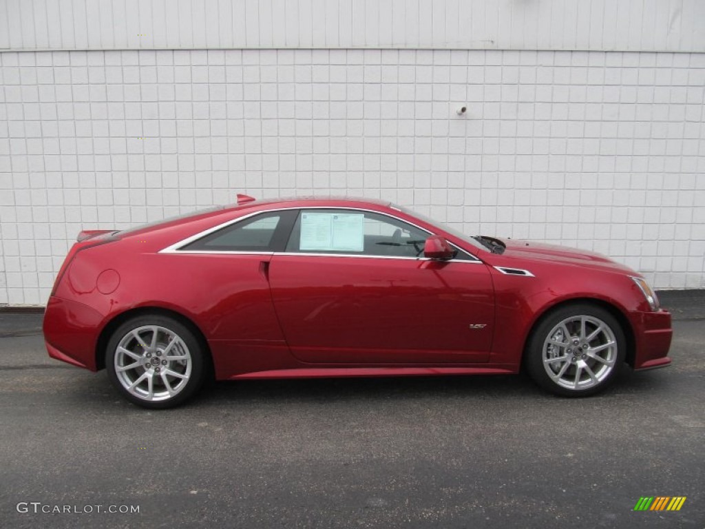 Crystal Red Tintcoat 2011 Cadillac CTS -V Coupe Exterior Photo #68617574