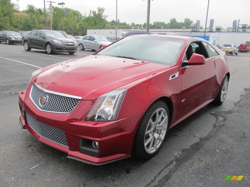 Crystal Red Tintcoat 2011 Cadillac CTS -V Coupe Exterior Photo #68617610
