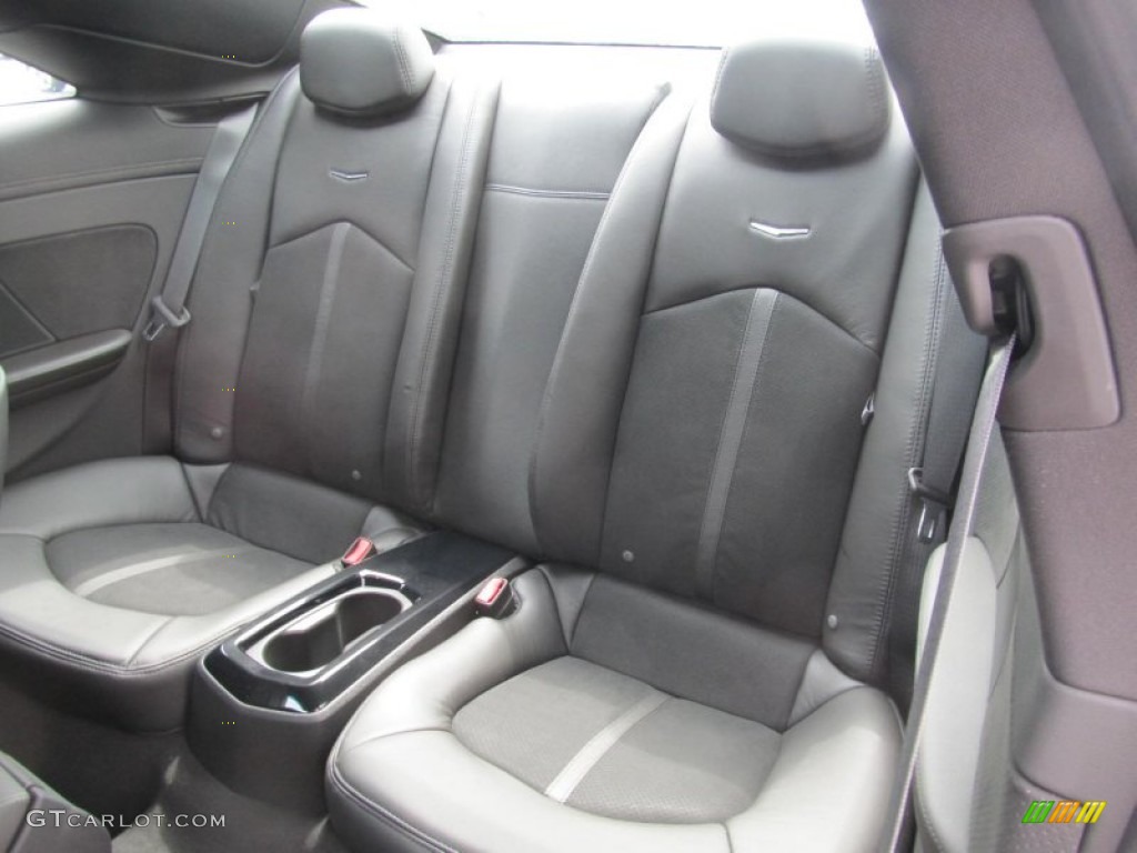 Ebony Interior 2011 Cadillac CTS -V Coupe Photo #68617673