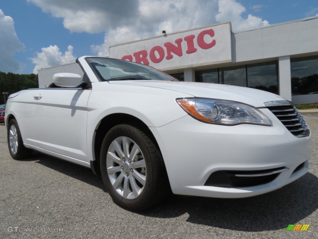 2012 200 Touring Convertible - Bright White / Black photo #1