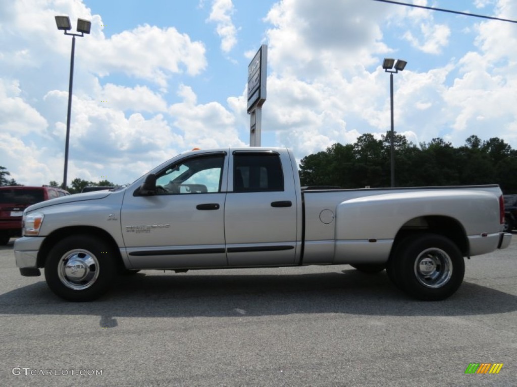 Bright Silver Metallic 2006 Dodge Ram 3500 Big Horn Quad Cab Dually Exterior Photo #68618245