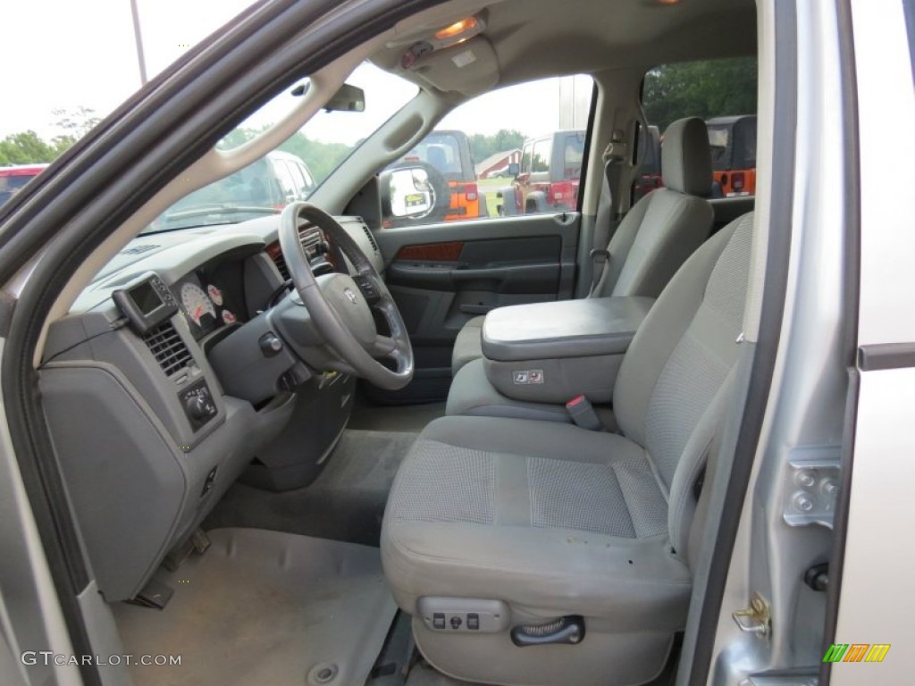 Medium Slate Gray Interior 2006 Dodge Ram 3500 Big Horn Quad Cab Dually Photo #68618315