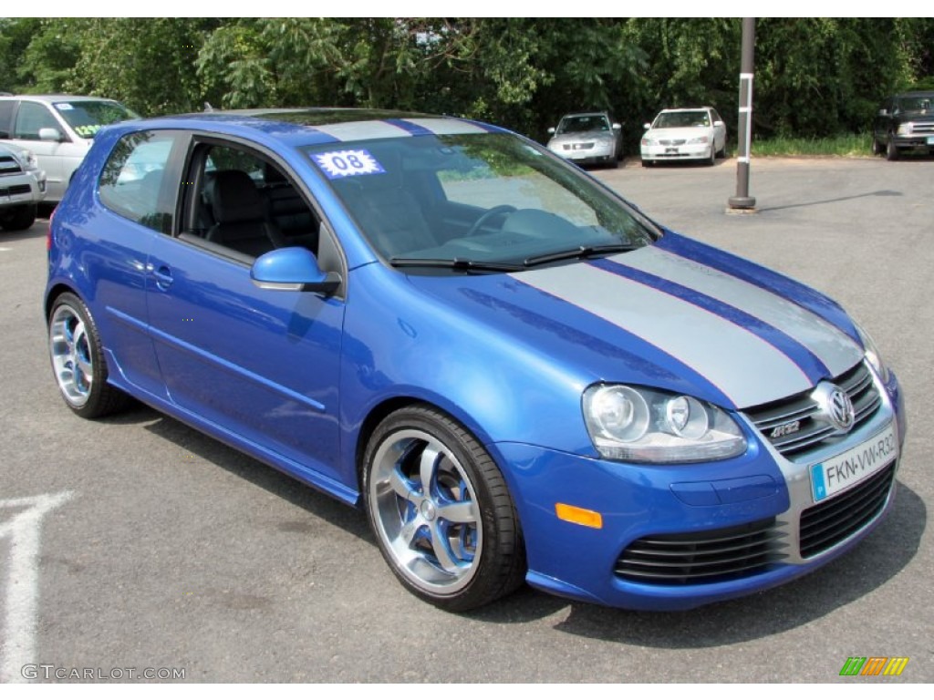 2008 R32  - Deep Blue Metallic / Anthracite photo #3