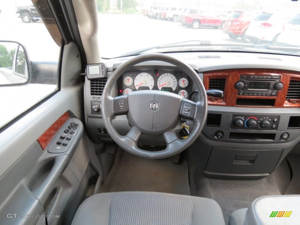 2006 Ram 3500 Big Horn Quad Cab Dually - Bright Silver Metallic / Medium Slate Gray photo #19