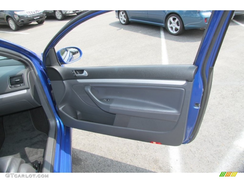 2008 Volkswagen R32 Standard R32 Model Anthracite Door Panel Photo #68618489
