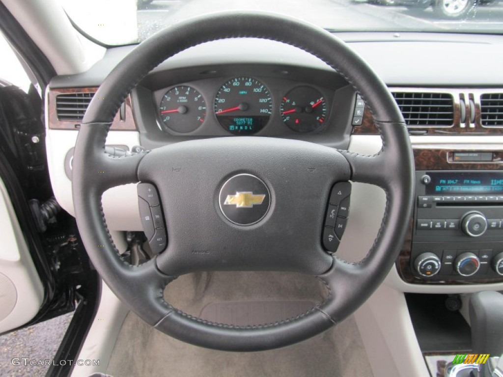 2012 Chevrolet Impala LS Gray Steering Wheel Photo #68618573