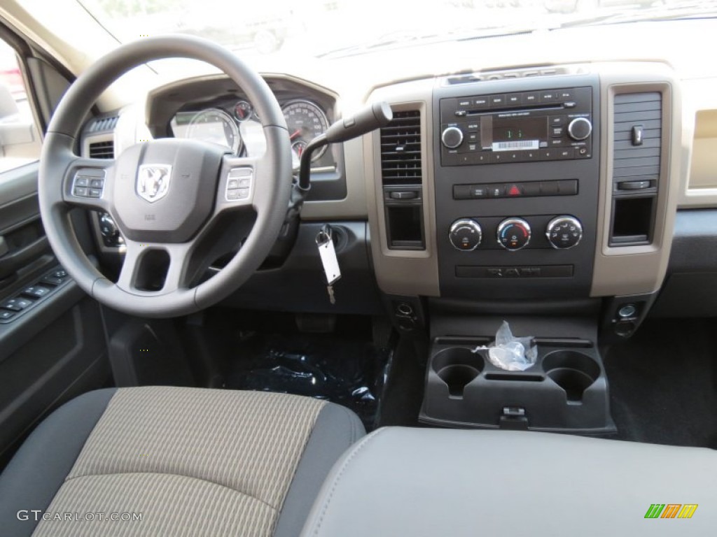 2012 Ram 1500 Express Crew Cab - Bright Silver Metallic / Dark Slate Gray/Medium Graystone photo #16