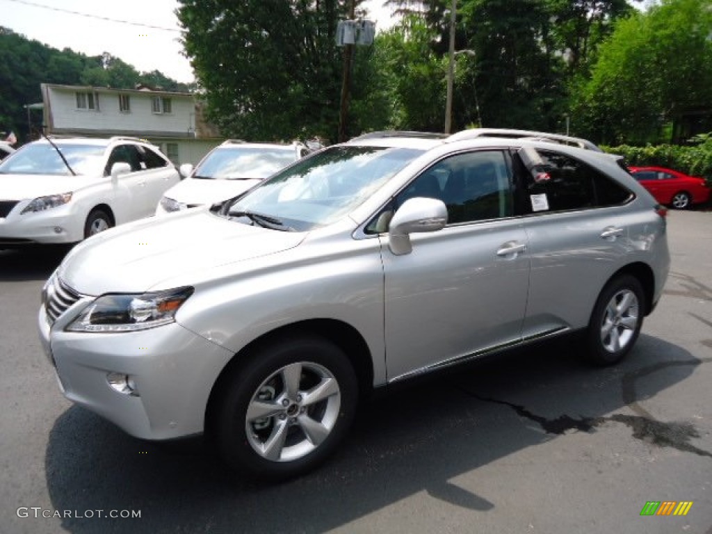 2013 RX 350 AWD - Silver Lining Metallic / Black/Ebony Birds Eye Maple photo #7