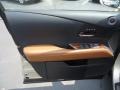 Saddle Tan/Espresso Birds Eye Maple 2013 Lexus RX 350 AWD Door Panel