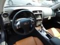 2012 Lexus IS Saddle Tan Interior Dashboard Photo