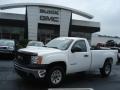 2010 Summit White GMC Sierra 1500 Regular Cab 4x4  photo #1